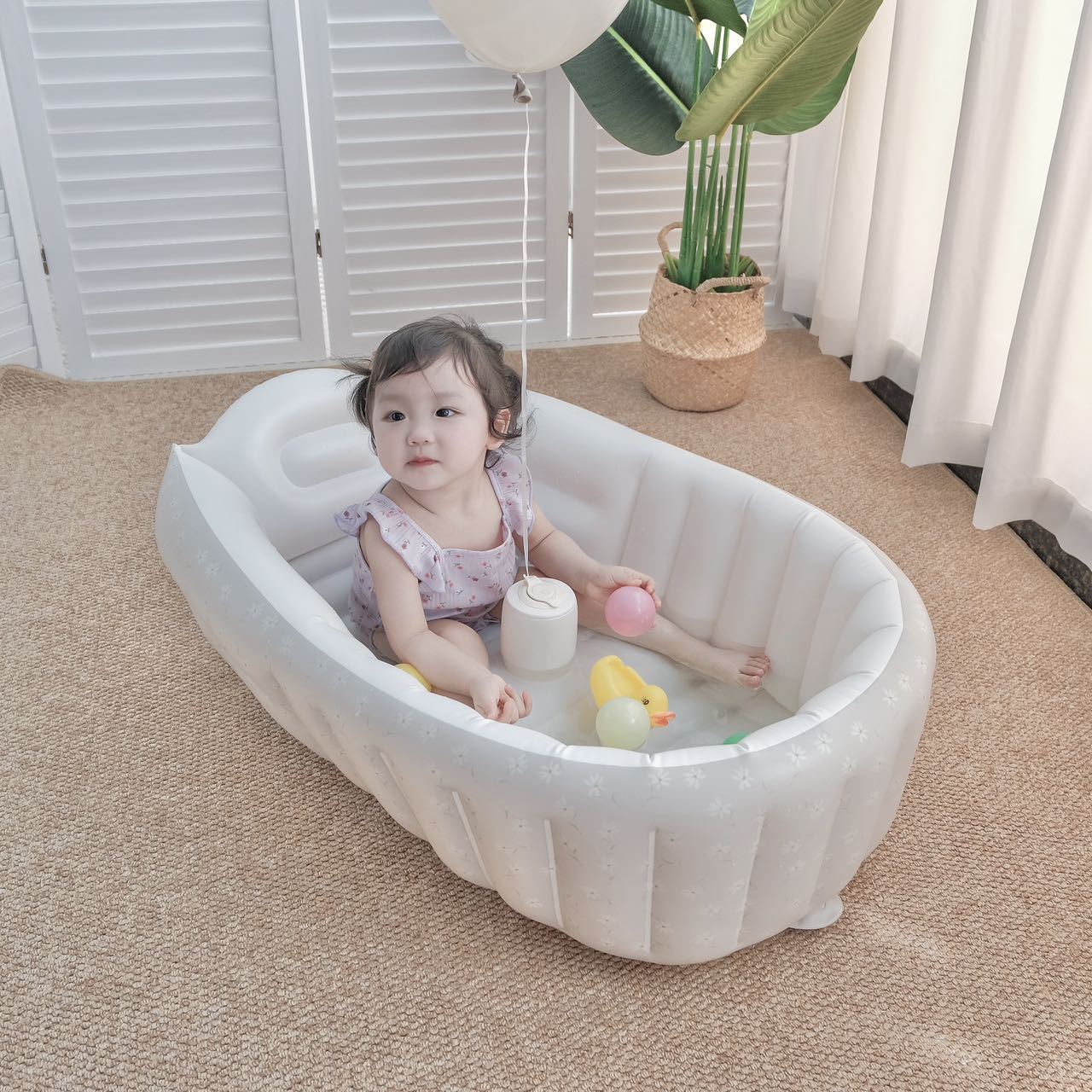 Baby Products For Bathing - 1PC Cartoon Aufblasbare Badewanne für Kinder