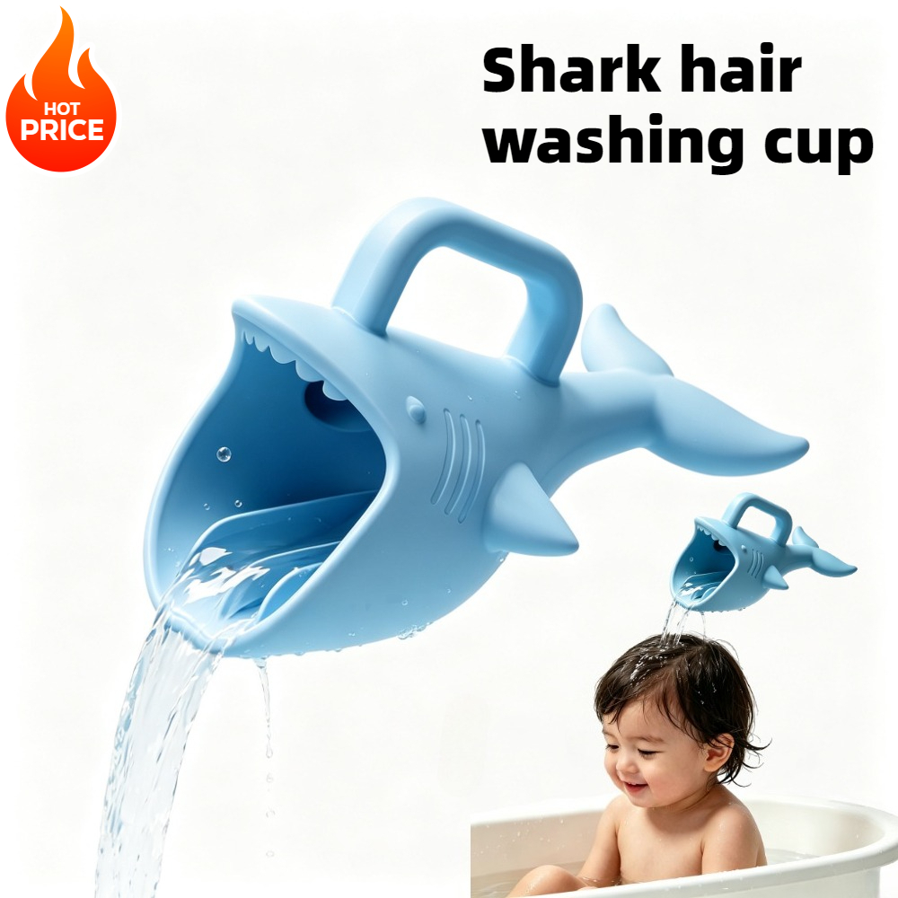 Silikon-Hai-Badespülbecher für – Baby Products For Bathing Bewertung und Preis