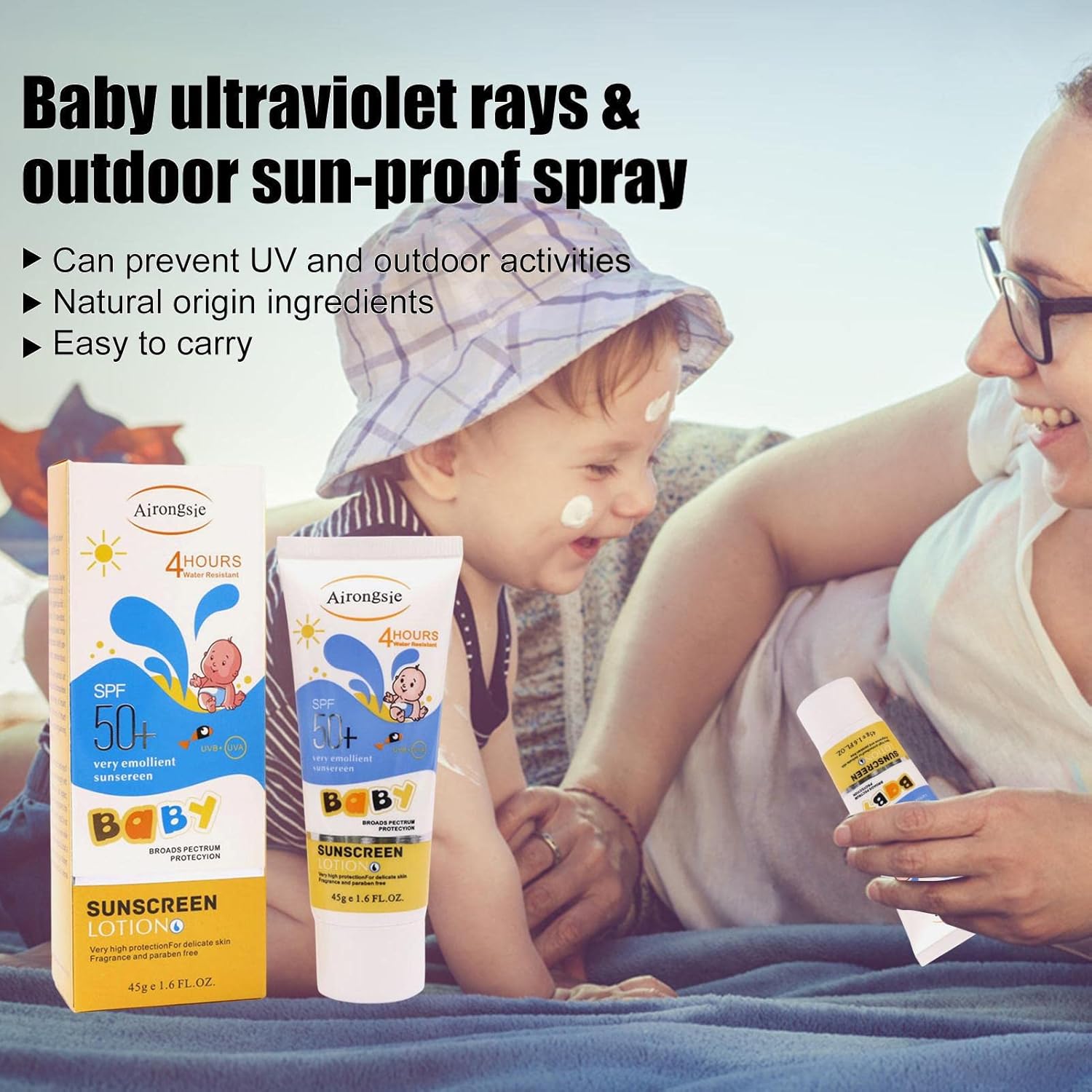 Baby-Sonnenschutzcreme, schütz – Baby Sunscreen Lotion Bewertung und Preis