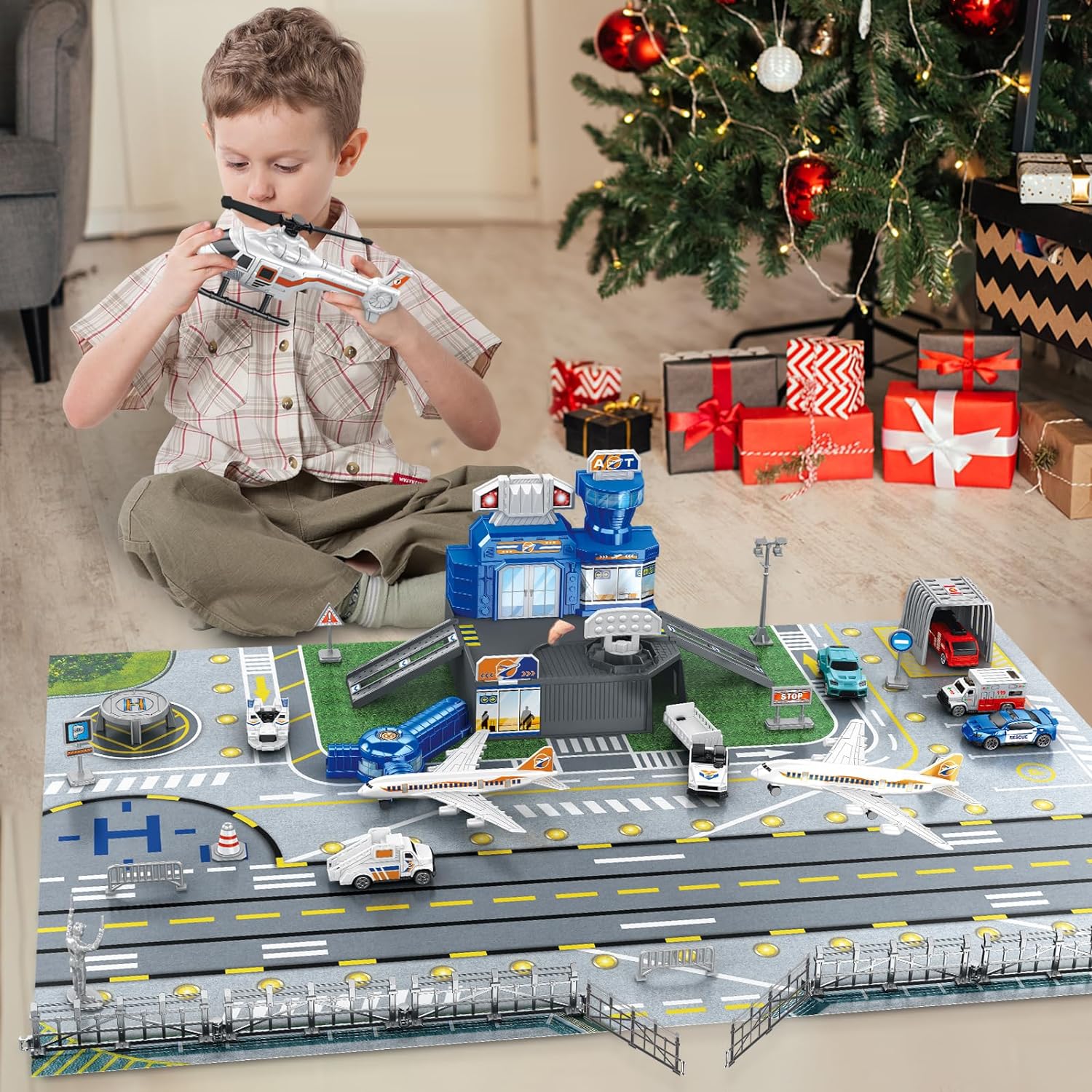Flughafen-Spielset für Kinder  – Toddler Learning Tower Bewertung und Preis