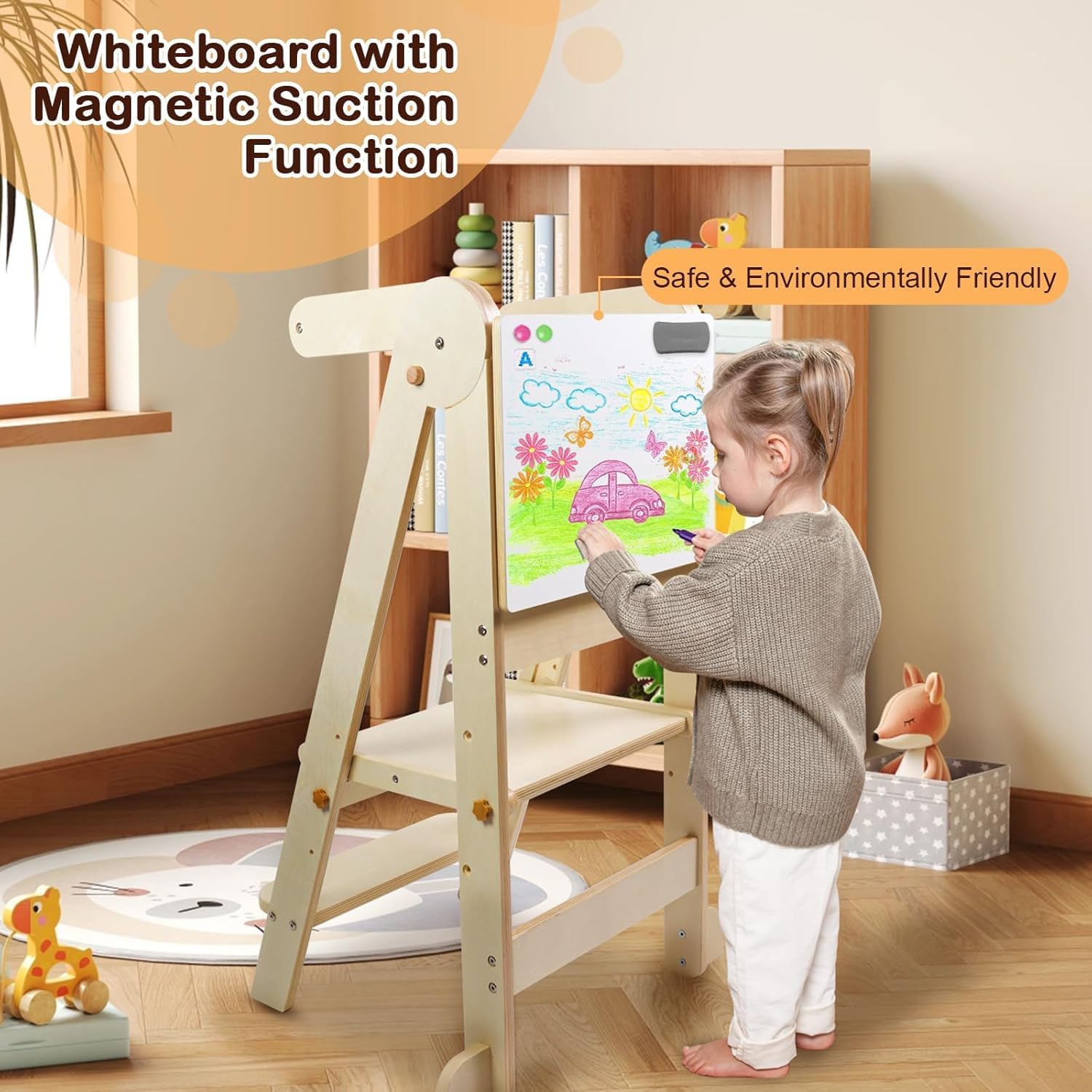 Faltbarer Küchenturm für Klein – Toddler Learning Tower Bewertung und Preis