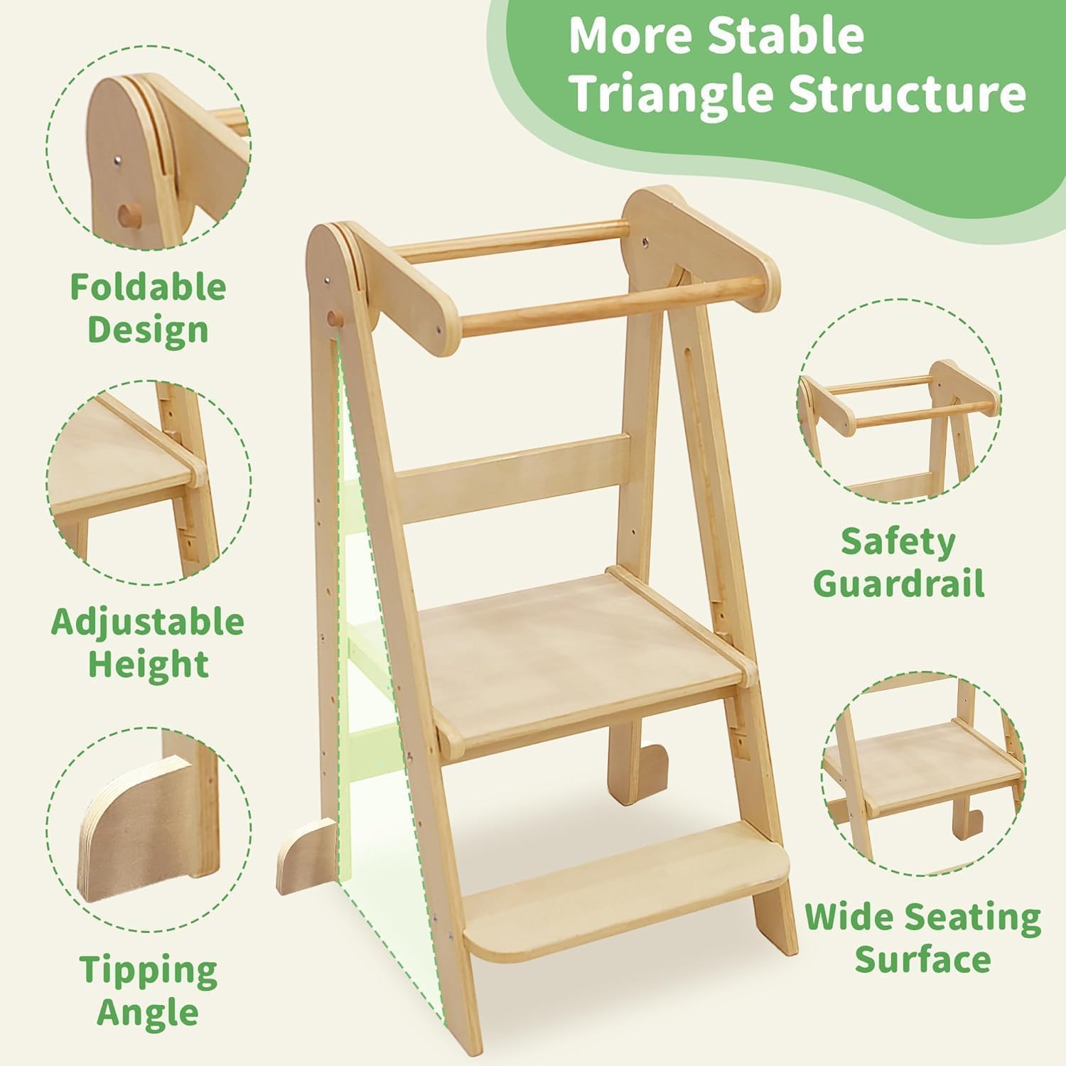 Faltbarer Küchenturm für Klein – Toddler Learning Tower Bewertung und Preis