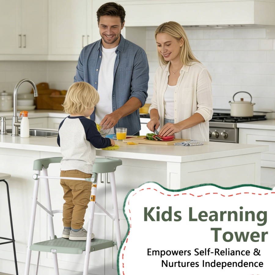 Kinder-Küchenhocker, faltbarer – Toddler Learning Tower Bewertung und Preis