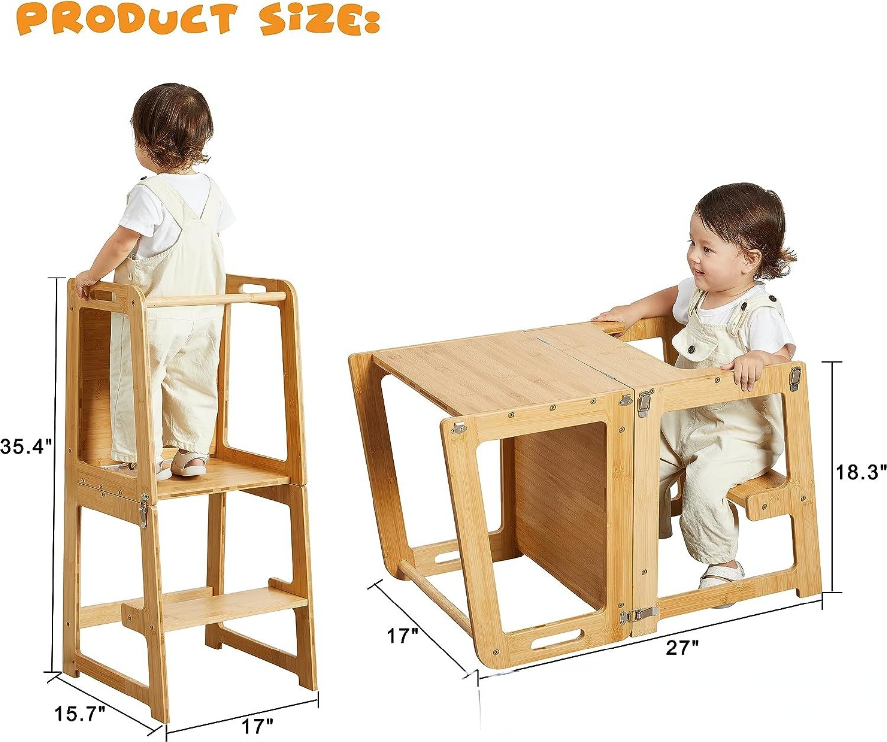 Klappbarer Kleinkind-Küchentur – Toddler Learning Tower Bewertung und Preis