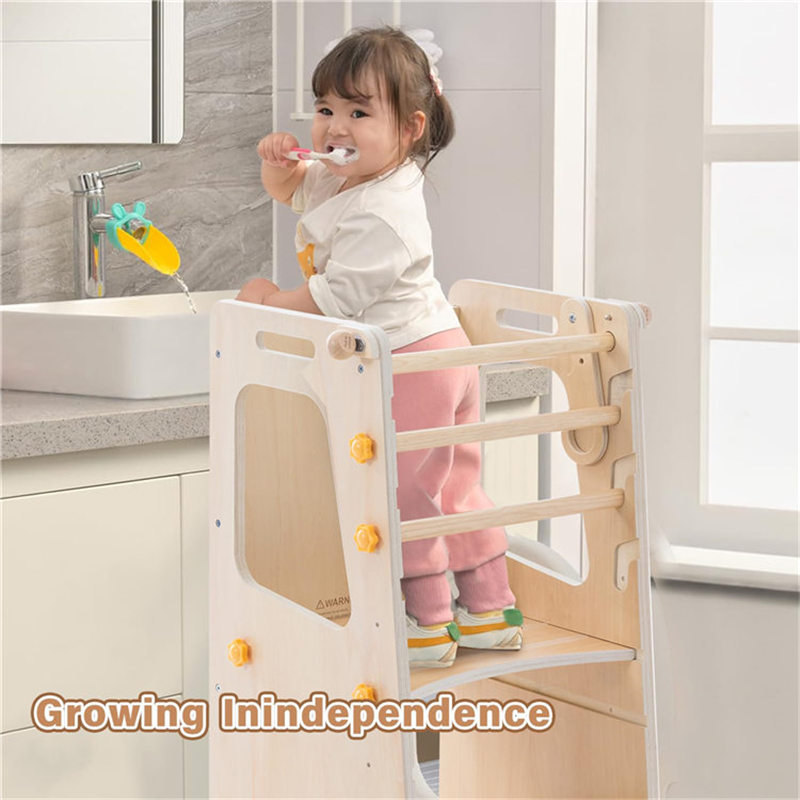 Baby-Lernturm Faltbarer Holz-K – Toddler Learning Tower Bewertung und Preis